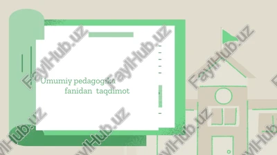 umumiy pedagogika fanidan taqdimot — PPTX