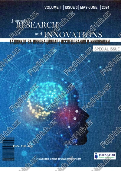 tadqiqot va innovatsiyalar — DOCX