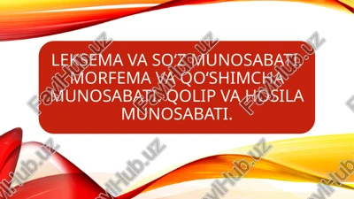 tilning uslubiy xususiyatlari — PPTX