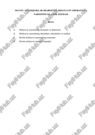moliyaviy aktivlar — DOCX