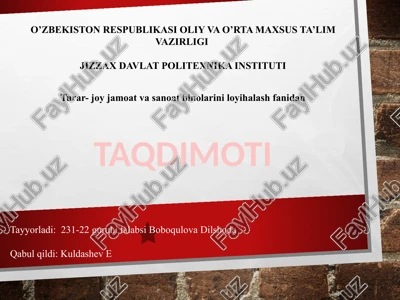 sanatoriya binolari — PPTX