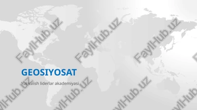 geografiya — PPTX