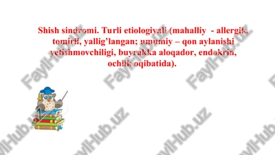 shish sindromi — PPT