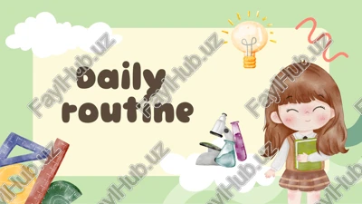 daily routine — PDF
