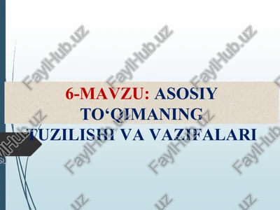 tuzilishivavazifalari — PPTX