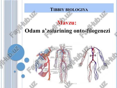 tibbiybiologiya — PPTX