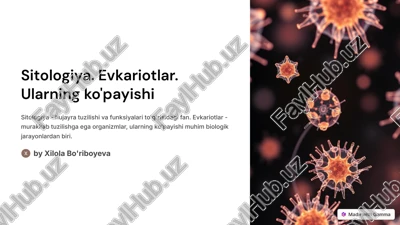 sitologiya va evkariotlar — PDF