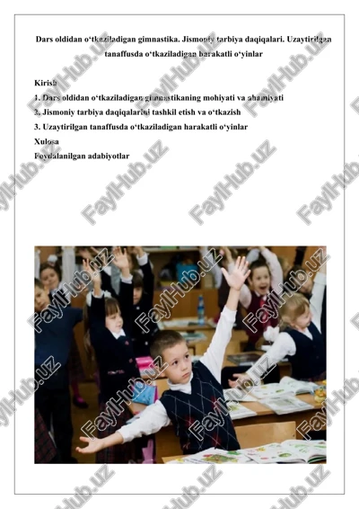 jismoniy tarbiya — DOCX