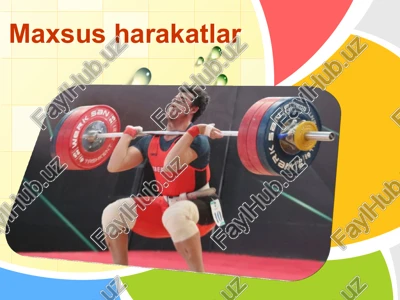 maxsusharakatlar — PPTX