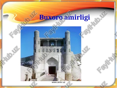 buxora amirligi — PPT