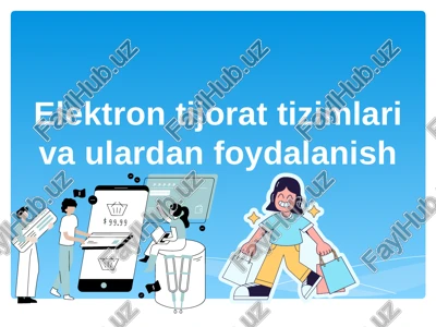 elektron tijorat tizimlari — PDF