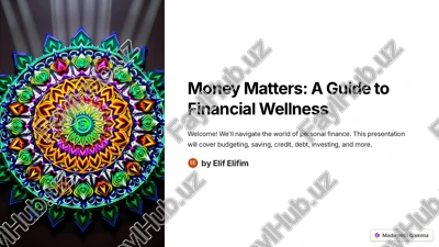 money matters: a guide to financial wellness — PDF