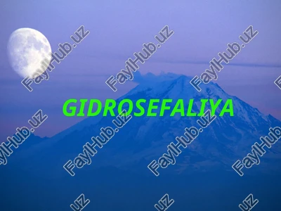 gidrosefaliya — PPT