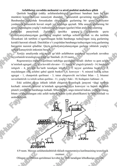 asfaltbeton zavodida mehnatni va atrof-muhitni muhofaza qilish — DOCX