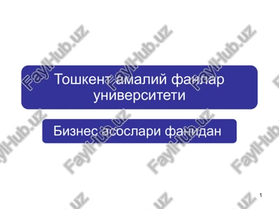 muzokaralar texnologiyasi — PPTX