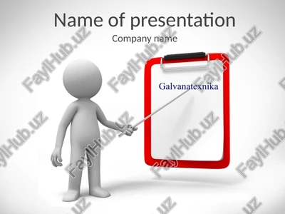 galvanatexnika — PPTX