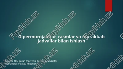 gipermurojaatlar — PPTX