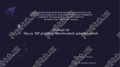 rip protokoli — PPTX