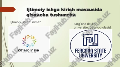 ijtimoiy ish nima? — PPTX