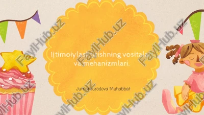 ta'lim va ijtimoiylashtirish — PPTX