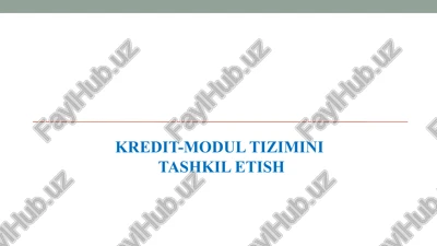 ects tizimi — PPTX