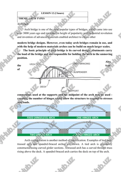 arch types — DOCX