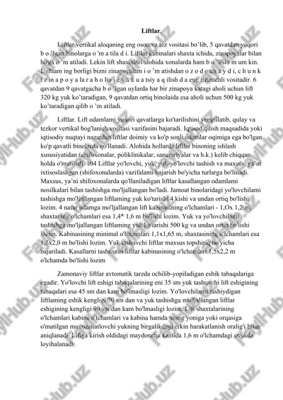 liftlar — DOCX