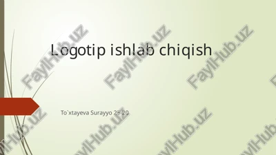 logotipishlabchiqish — PPTX