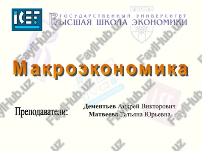 makroekonomika — PPT