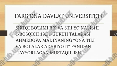 otning ma’no turlari — PPTX