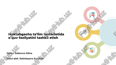 maktabgacha ta'lim tashkiloti — PPTX