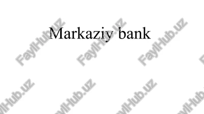 markaziybank — PPTX