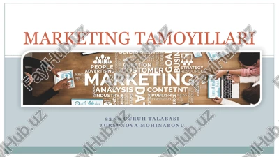 marketing tamoyillari — PPTX