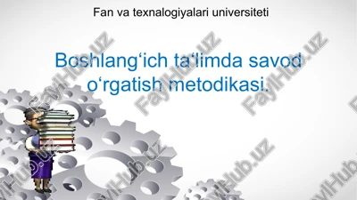 boshlang‘ich ta‘limda savodo‘rgatish metodikasi — PPTX
