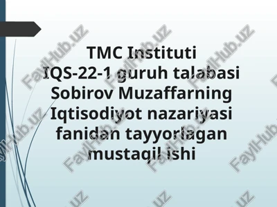 iqs-22-1 guruh talabasi — PPTX