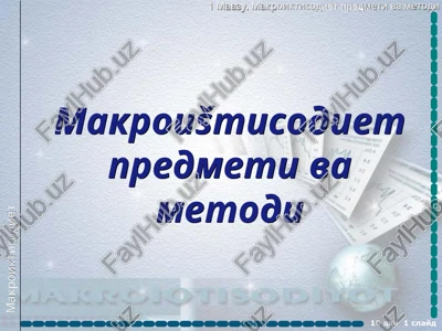 makroishtisodiet — PPT