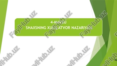 iqtisodiyotdashaxsningko'pfunksiyaliroli — PPTX