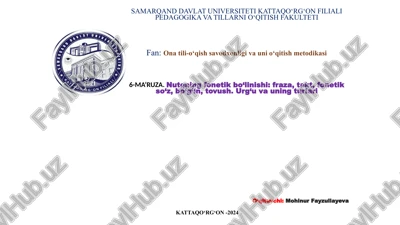 onatili-o‘qishsavodxonligivaunio‘qitishmetodikasi — PPTX