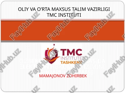 o'zbekiston respublikasida elektron hukumat tizimini boshqaruv sxemasi — PPTX