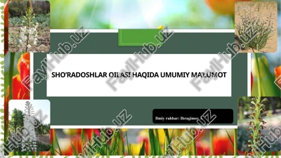 chenopodium oilasi — PPTX