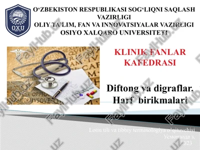 lotin tiliva tibbiy terminologiya o’qituvchisi — PPTX