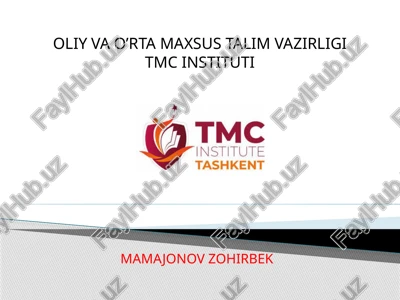 o’zbekistonda elektron hukumat rivojlanish bosqichlari — PPTX