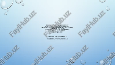 tijoratbanklarning kredit operatsiyalari — PPTX