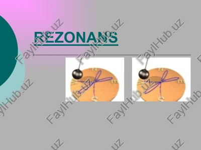 rezonans — PPTX