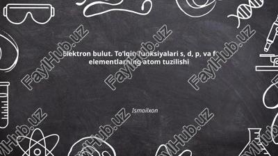 elektron bulut — PPTX