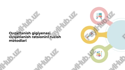ovqatlanish gigiyenasi. ovqatlanish ratsionini tuzish metodlari — PPTX