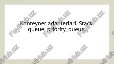 konteyner adapterlari — PPTX