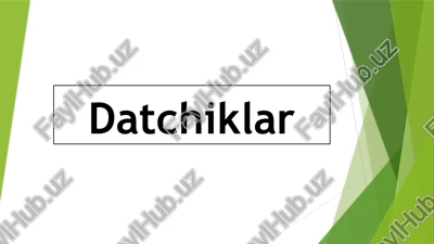 datchiklar — PPTX