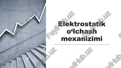elektrostatik o‘lchash mexanizimi — PPTX
