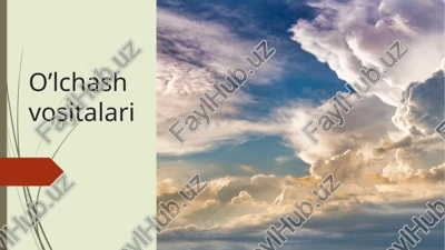 o’lchash vositalari — PPTX